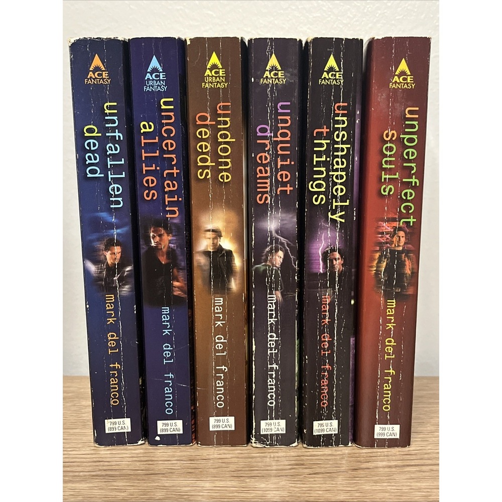Mark Del Franco Complete Conner Grey Series Lot Of 6 Books Urban Fantasy Magic